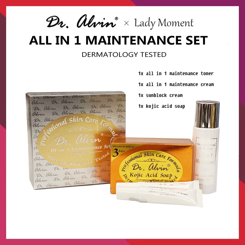Dr alvin all in 1 Maintenance Set Reduce pores firm skin prevents ...