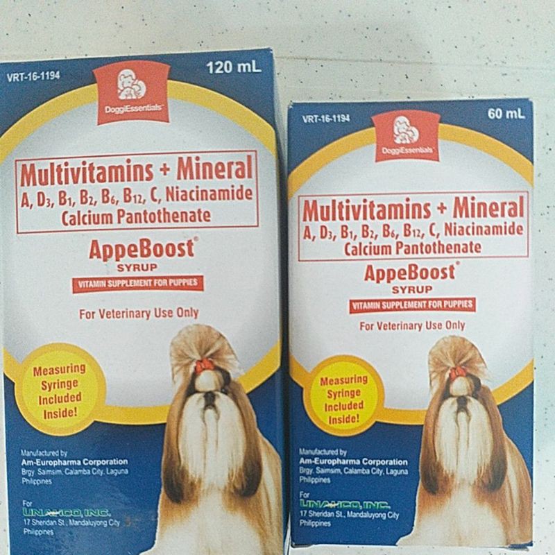 Vitamins for dogs clearance to increase appetite philippines