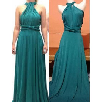 Infinity dress hotsell teal green