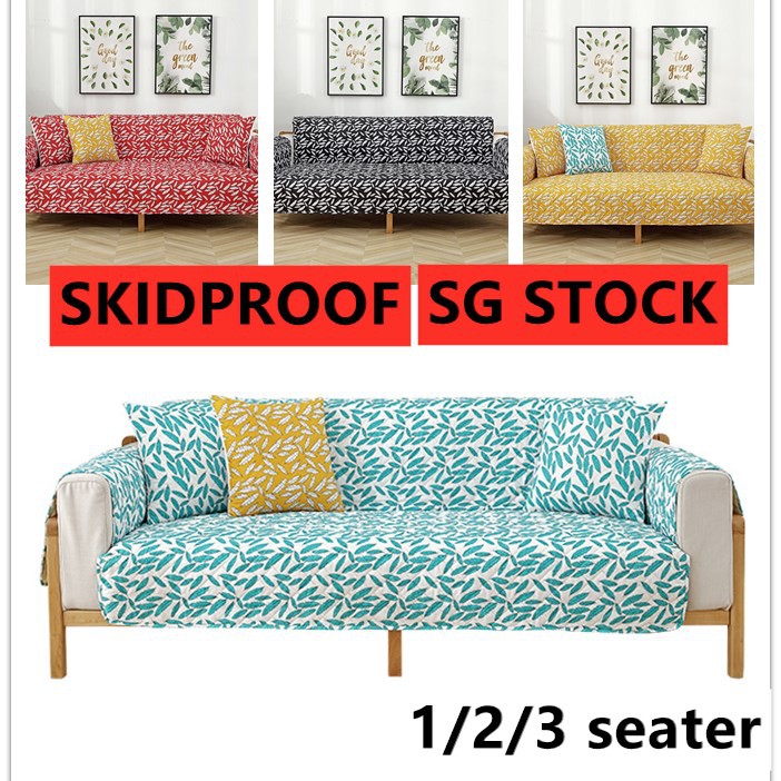 1 2 3 Seater Sofa Cover Skidproof Sofa Cover Protector Slipcovers Sofa ...