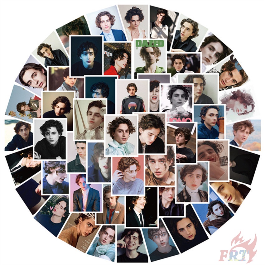 52Pcs/Set ☆ Timothée Chalamet Mini Poster Stickers ☆ DIY Fashion ...