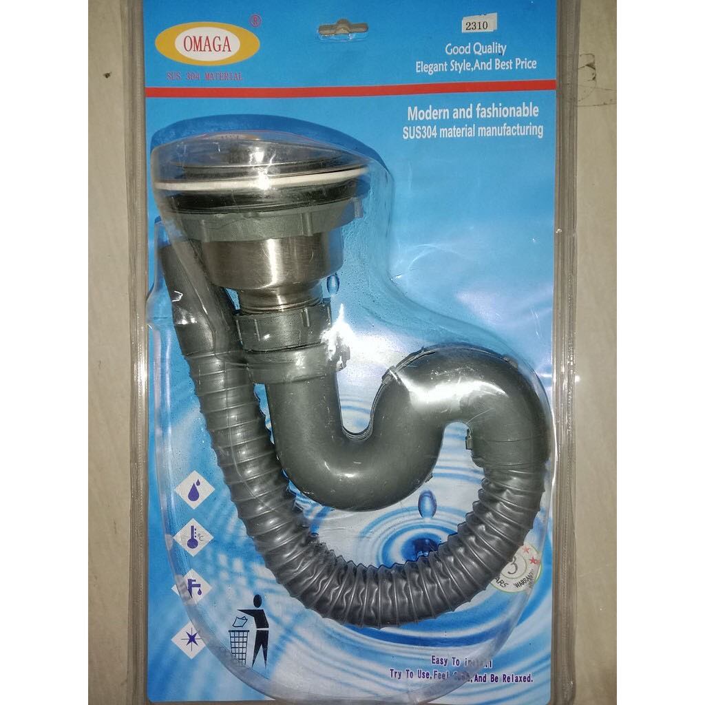 Stainless Steel PTrap Kitchen Sink Shopee Philippines