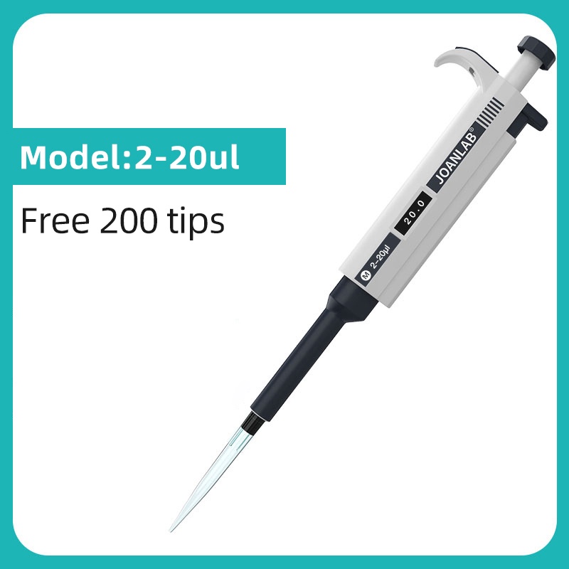 JOANLAB Micropipette Laboratory Automatic Digital Adjustable Plastic ...