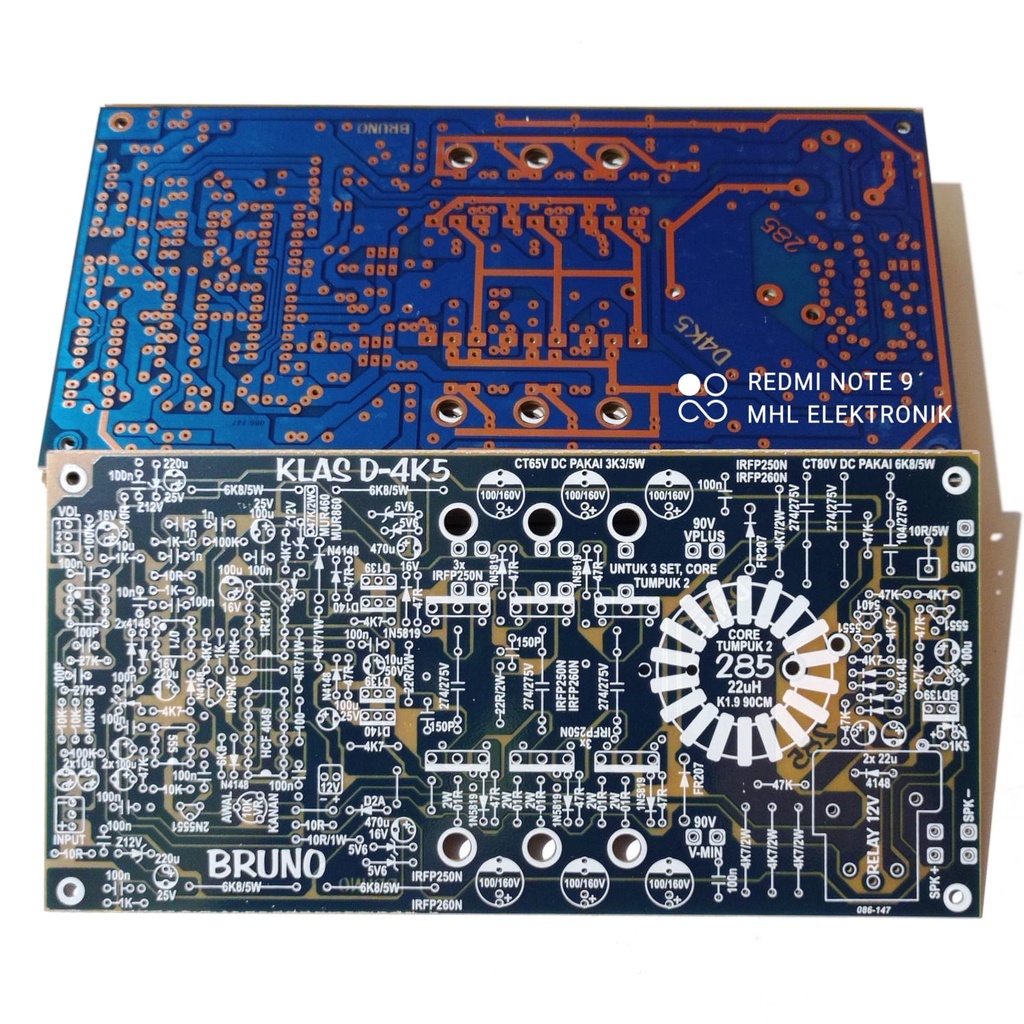 Bruno Type 285 Class D-4K5 Power Amplifier PCB | Shopee Philippines