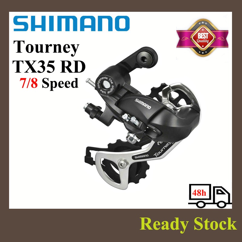SHIMANO RD-TX35 TOURNEY Bike Rear Derailleur 6/7/8 Speed Bicycle - Main Image