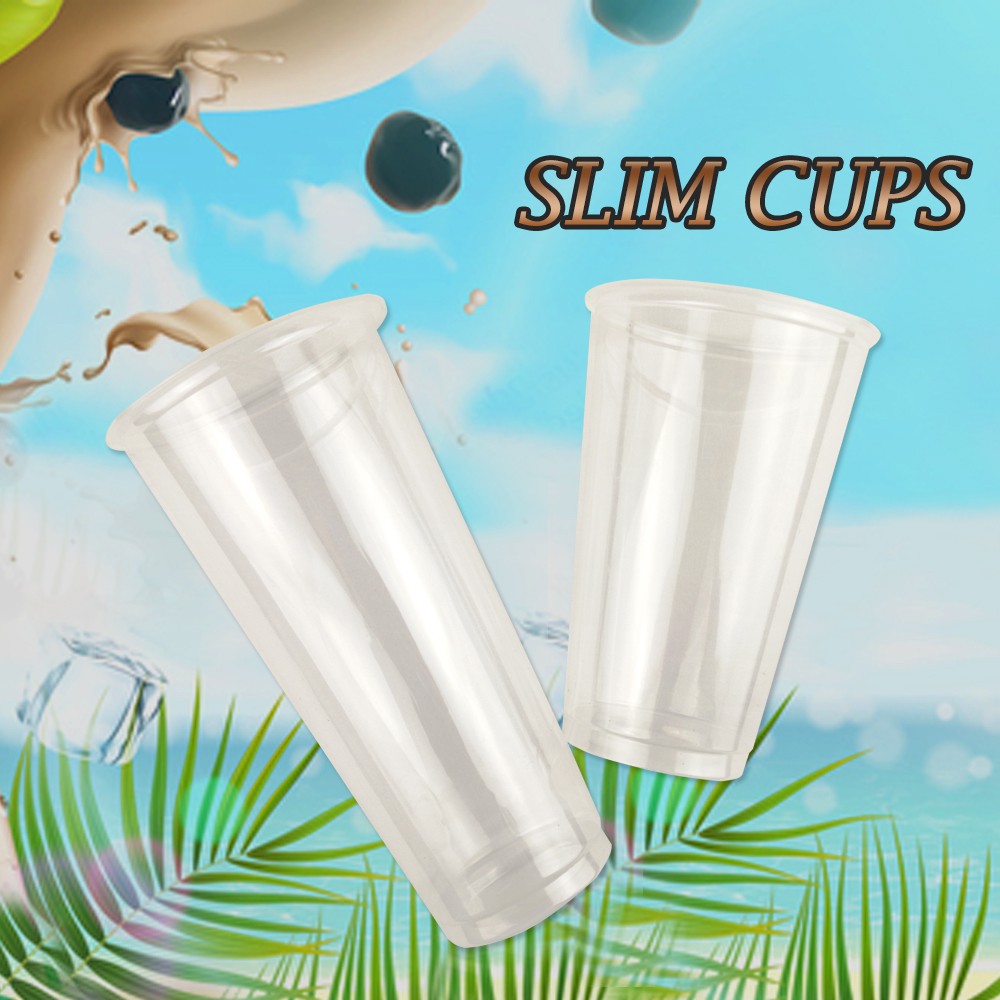 90mm Milk Tea Fruit Juice Shake Pp 500ml Slim Cups 50pcs Shopee Philippines 2905