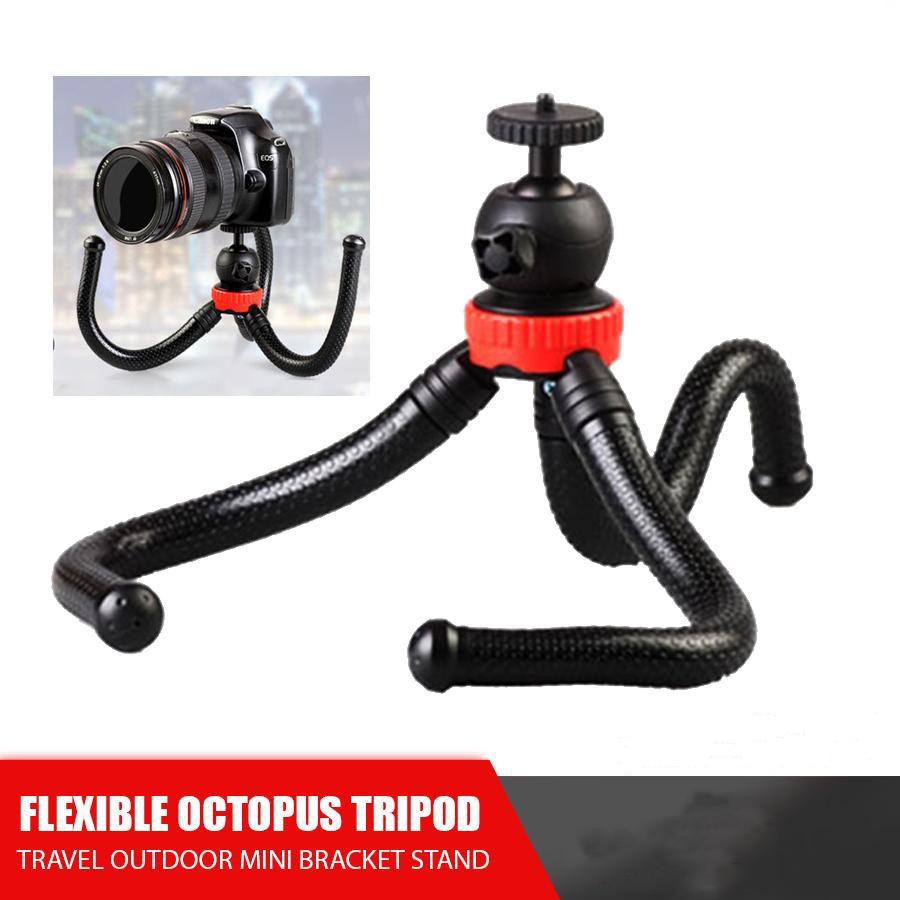 Portable Flexible Octopus Tripod Travel Mobile Phone DSLR Tripods Stand ...