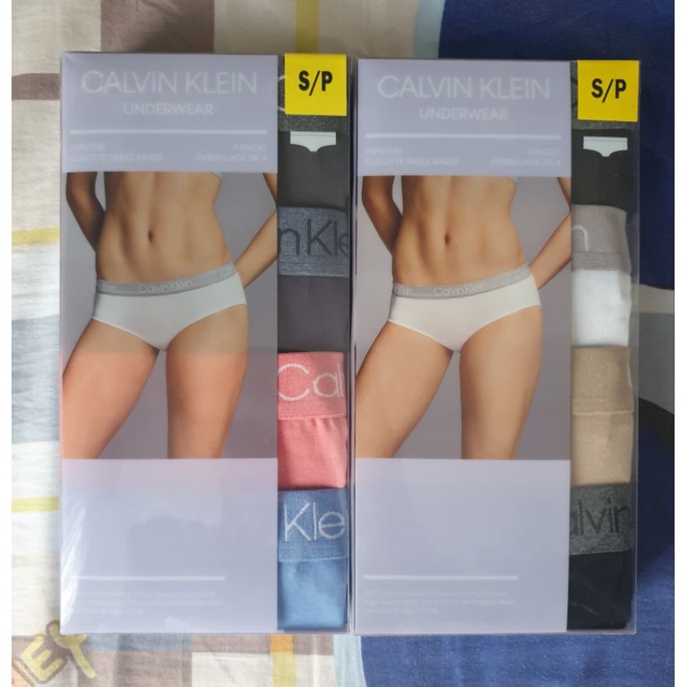Calvin Klein Women Underwear soft cotton stretch fabric hipster 4 pack –