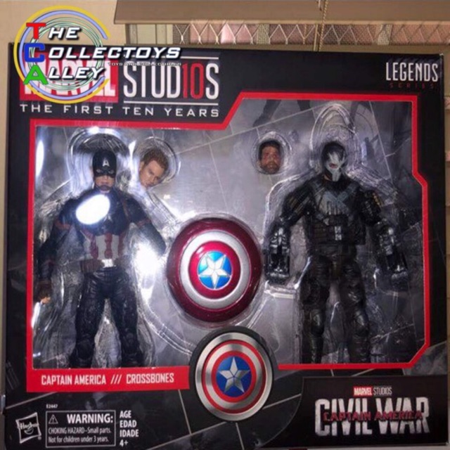 Hasbro Marvel Legends Captain America & Crossbones 2-Pack Action