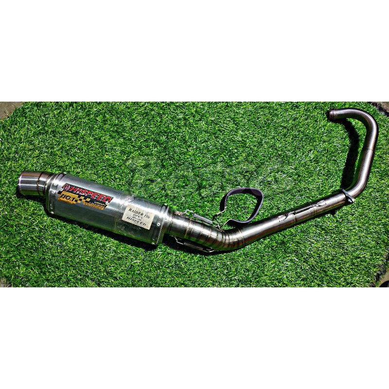 Hi-speed racing pipe tri-oval open specs for Raider 150 | Shopee ...