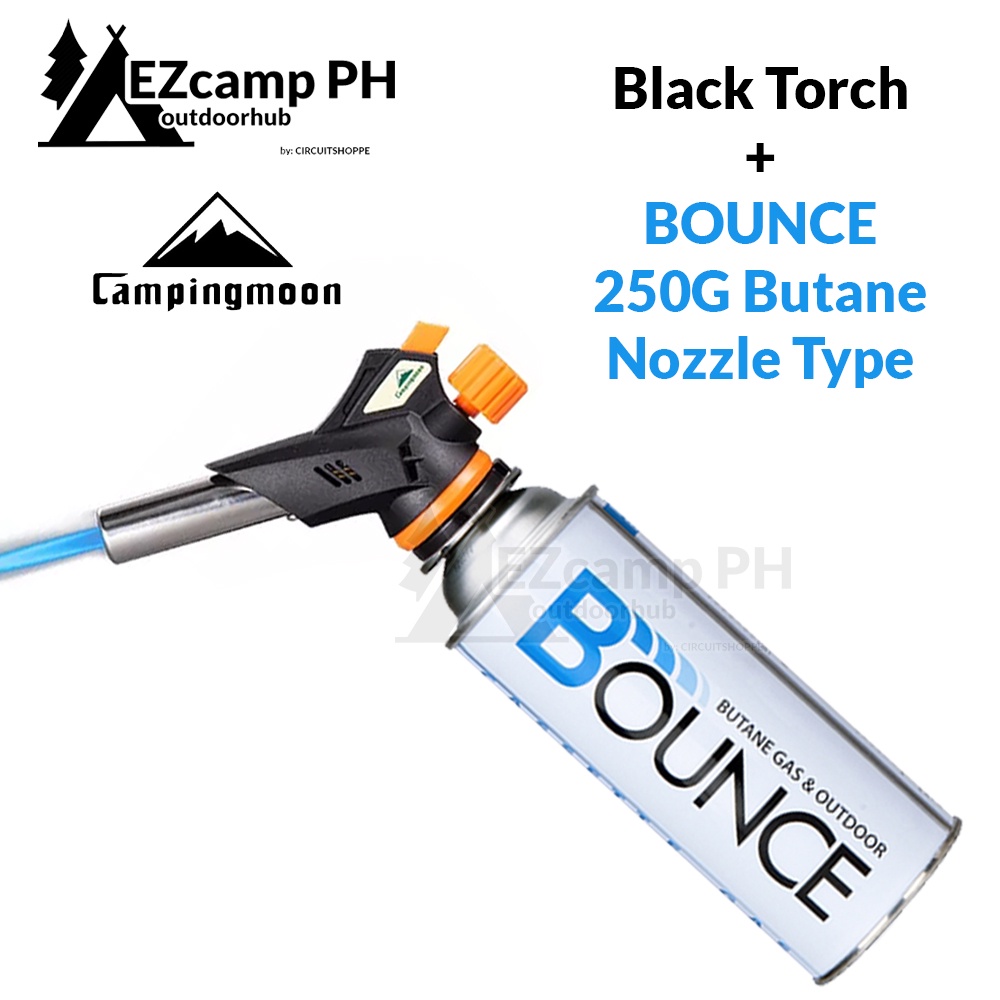 CAMPINGMOON Gas Butane Flame Blow Torch Fire Burner for Nozzle Type