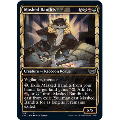 Magic the Gathering | Masked Bandits (Showcase) | Shopee Philippines