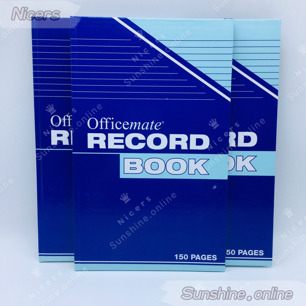 150pages Officemate Record book Shopee Philippines