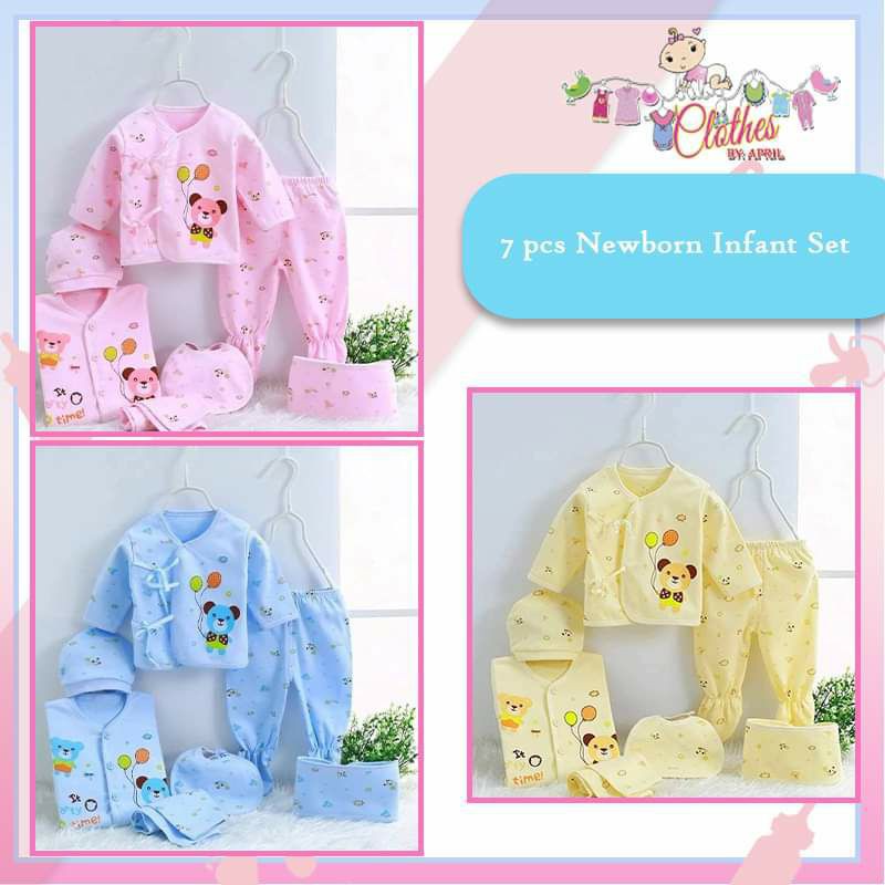 Newborn baby clothes set sales shopee