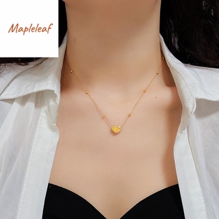 Real Gold] Pure 18k Saudi Gold Necklace Pawnable Original Necklace for  Women Necklace for Girls Korean Style Good Luck Couple Necklace Love Pendant  Fasion Jewellery Not Fade Birthday Present Engagement Gift Necklaces