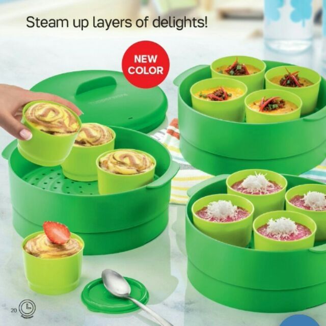 Tupperware Steam It 3 Tier / Pengukus Tupperware / Steamer Tupperware ...