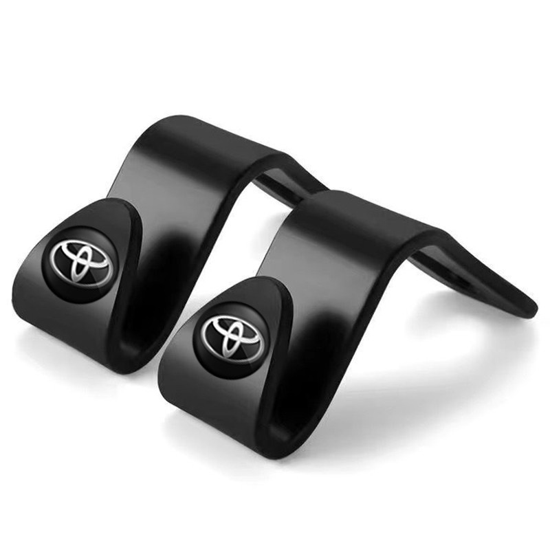 [TOYOTA] 2/4Pcs Rear Back Seat Hook Car Hanger Organizer Storage Hooks