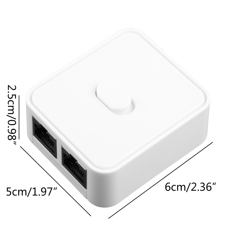RUNNY 2 Port Desktop Gigabit Network Switch 10/100 / 1000Mbps Ethernet ...