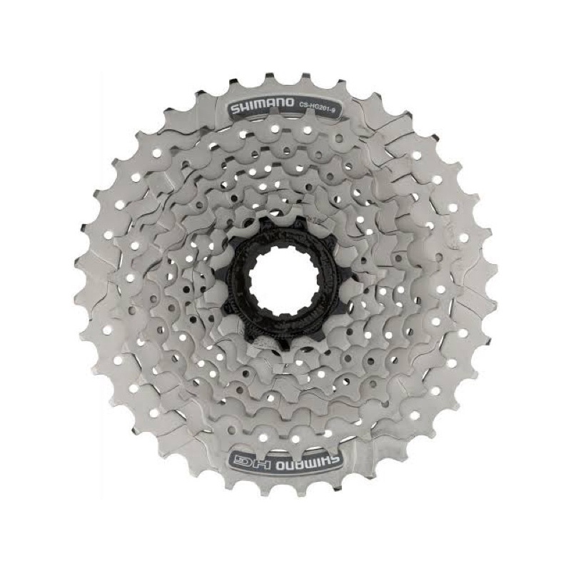 Cassette Shimano HG201 9 Vitesses Pour VTT - Pignons 11-32 Ou 11-36, Acier, Compatible Shimano