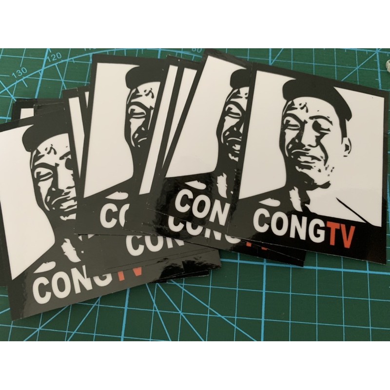 CONG TV X CONG CLOTHING STICKERS | Shopee Philippines