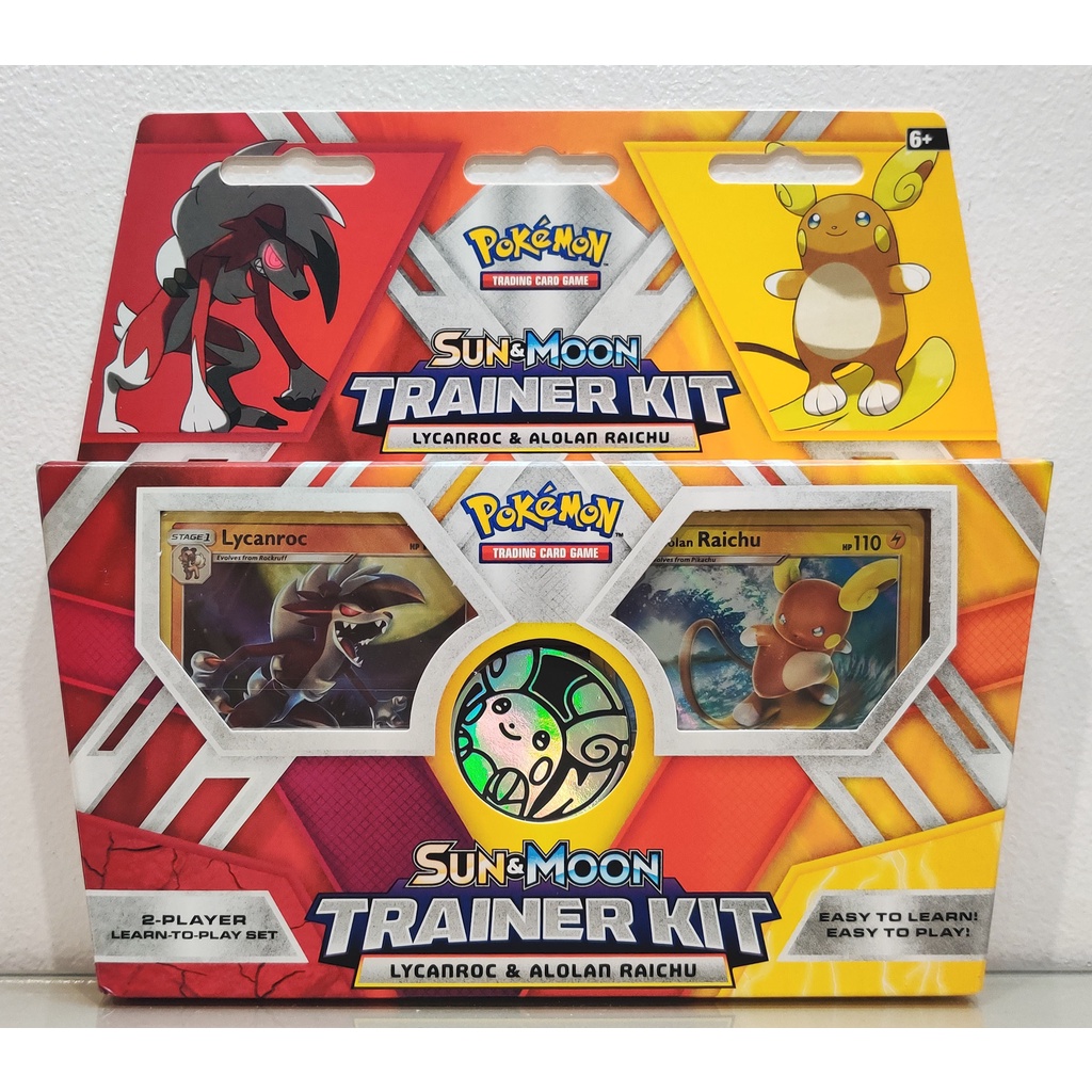 Pokemon Tcg Sunandmoon Lycanroc And Alolan Raichu Trainer Kit Shopee Philippines 