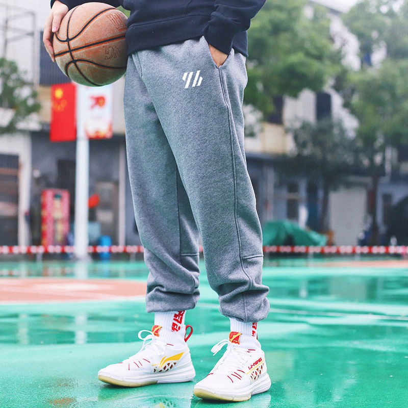 ☢✠Tie socks sports pants national tide guard basketball trousers