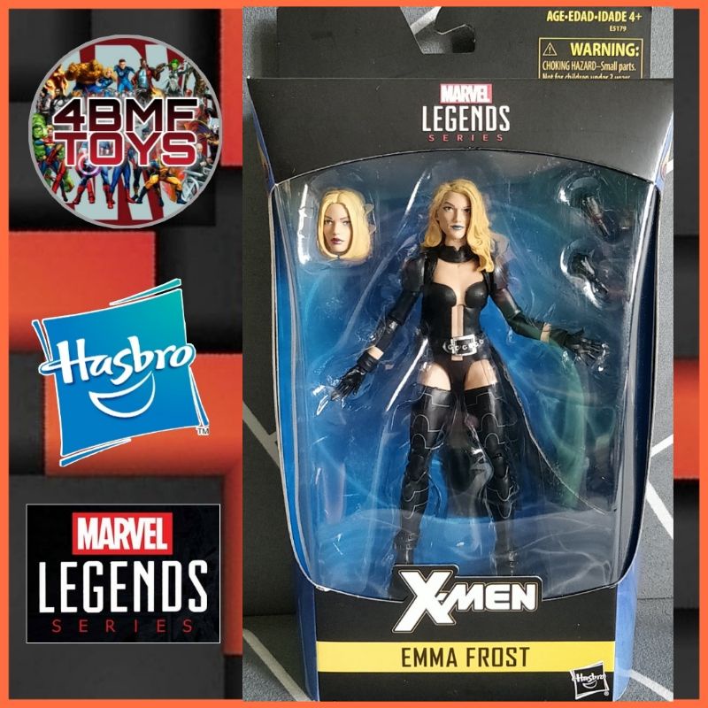 Marvel Legends Emma Frost Black Queen X-Men (Mint In Sealed Box ...