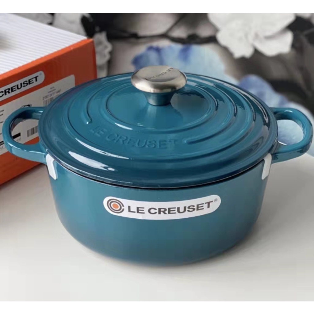 Le Creuset enamel cast iron pot 24cm saucepan Mummy pan round pan pan