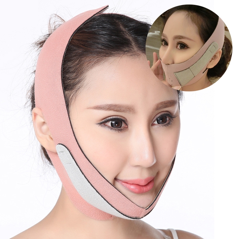 Double chin strap, facial slim mask Vface belt facial lifting bandage Lifting chin cheeks Slim