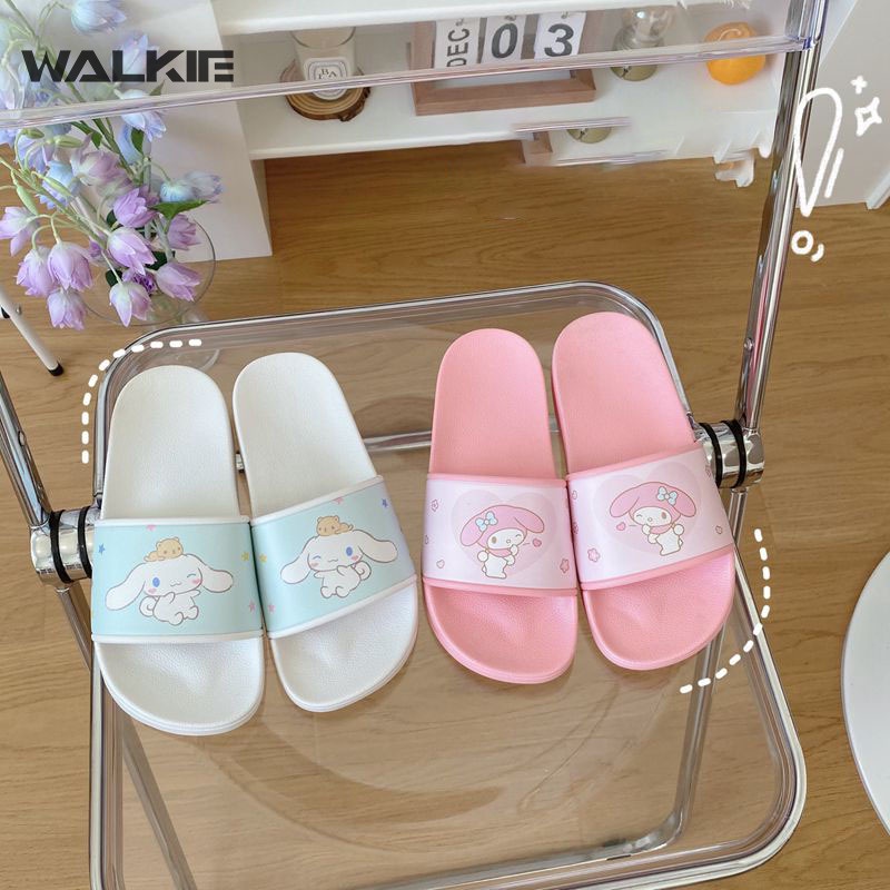 WALKIE Sanrioed Kawaii My Melody Cinnamoroll Kuromi Summer Student Home ...