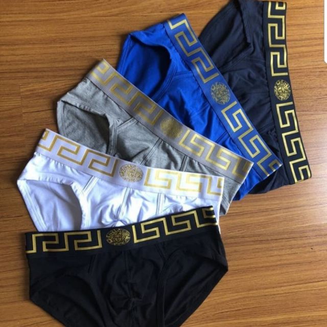 Versace Grece Border Brief Men's Underwear | Shopee Philippines
