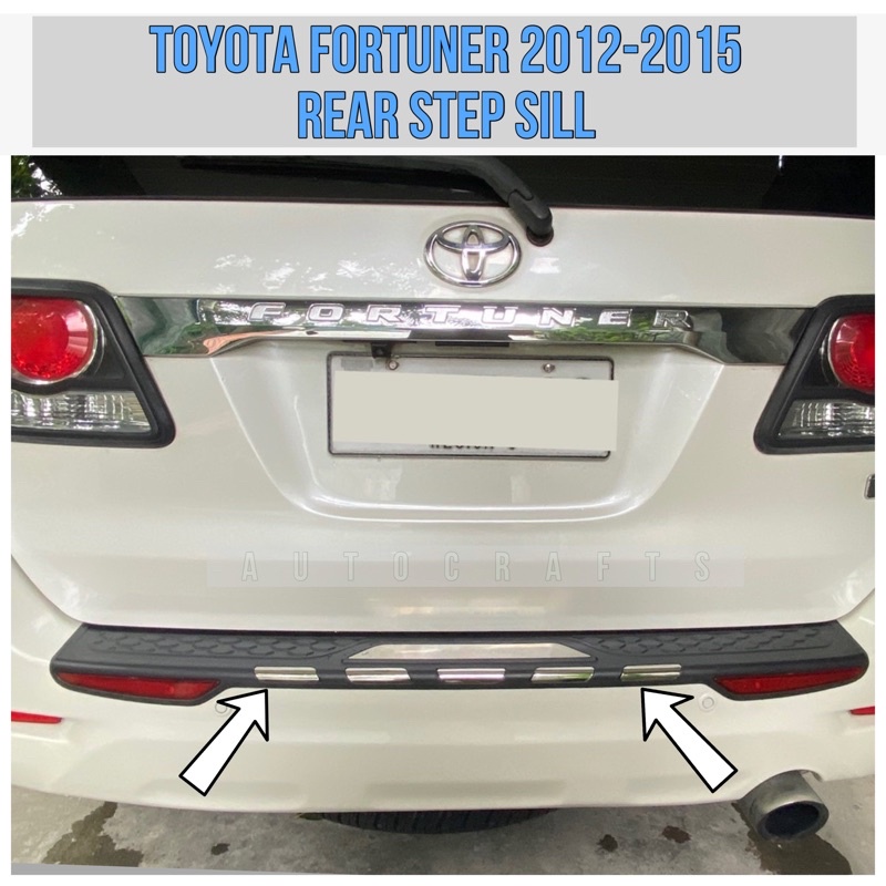 Toyota Fortuner Rear Step Sill Shopee Philippines