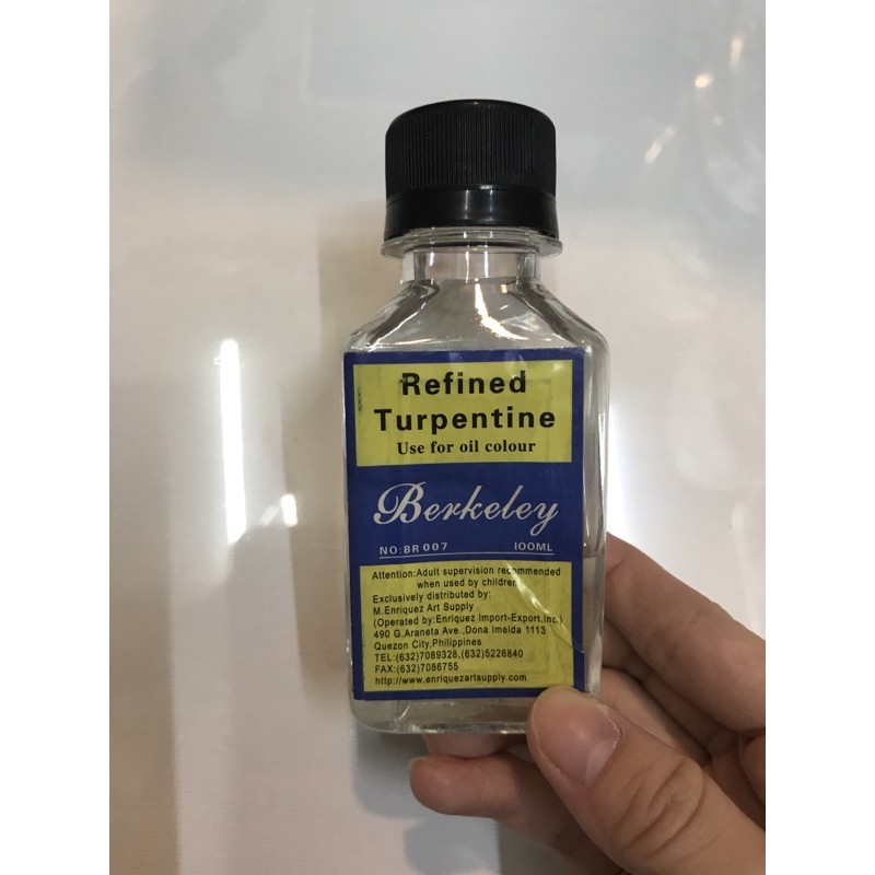 Berkeley Refined Turpentine (100ml) | Shopee Philippines