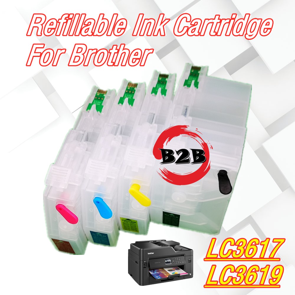 LC3617 LC3619 XL Refillable Ink Cartridges For Brother MFC-J2330DW MFC ...