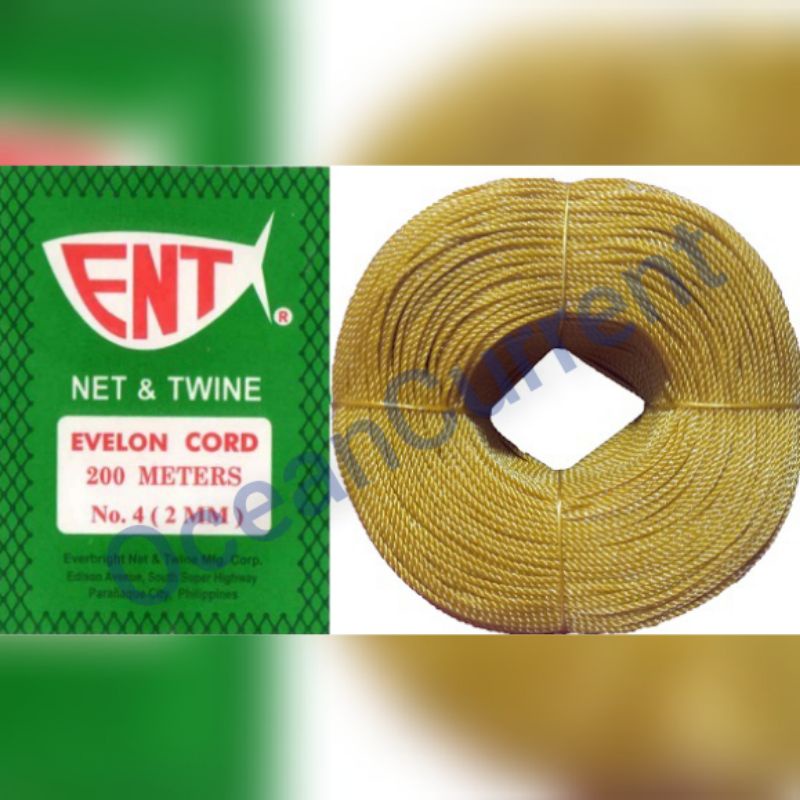 ENT Rope #4 (2mm) Evelon Cord Lubid | Shopee Philippines