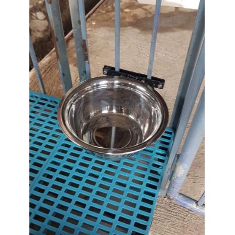 Hanging dog bowl feeder hotsell