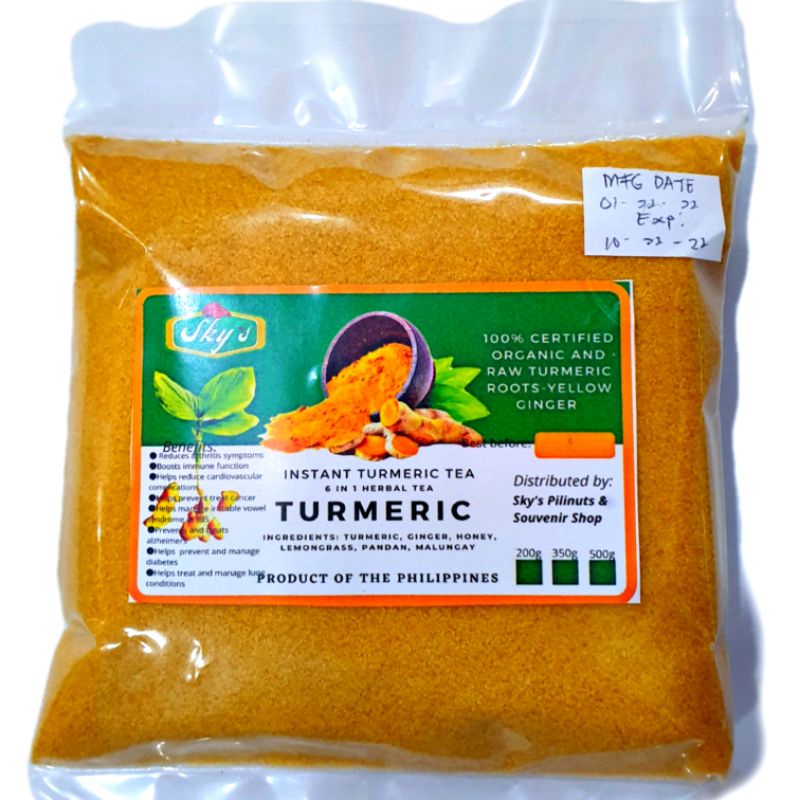 INSTANT TURMERIC HERBAL TEA 200GRAMS | Shopee Philippines