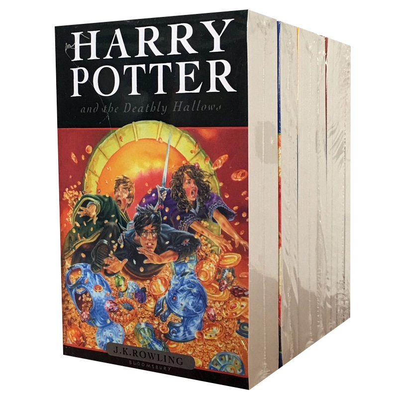 8 Books Set Harry Potter English Edition Complete Shopee