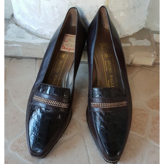 Bruno Magli pure leather shoes