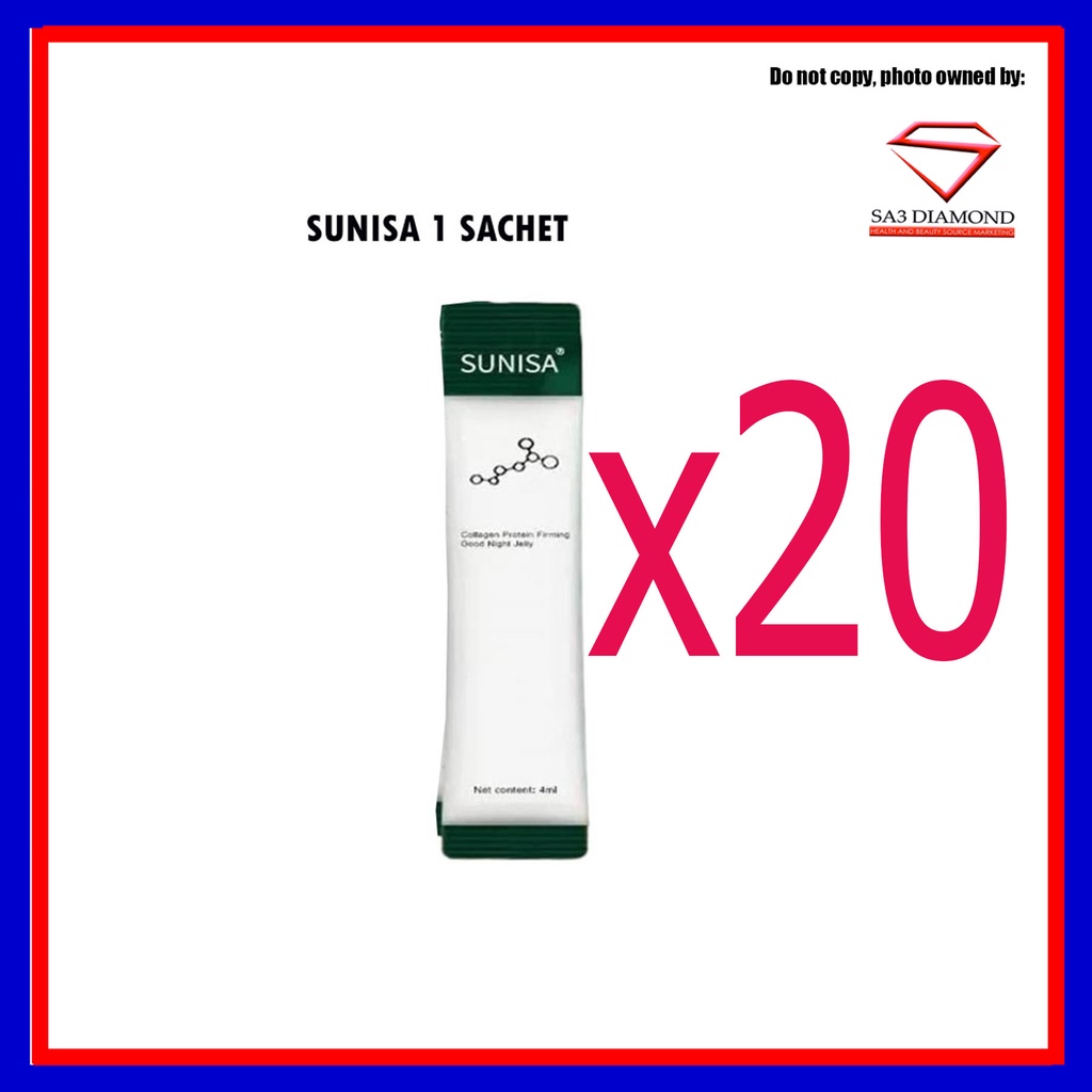 SUNISA Collagen Firming Sleeping Mask 20pcs per box Shopee Philippines