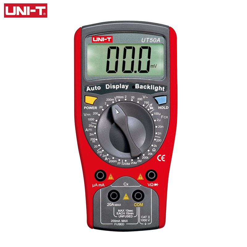 UNI-T UT50A Digital Multimeter 750V AC 1000V DC Voltmeter 20A AC DC ...