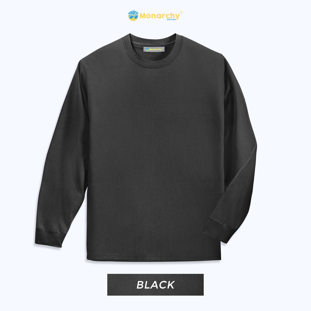 Monarchy Official Plain Long Sleeves Pullover for Men and Women ...