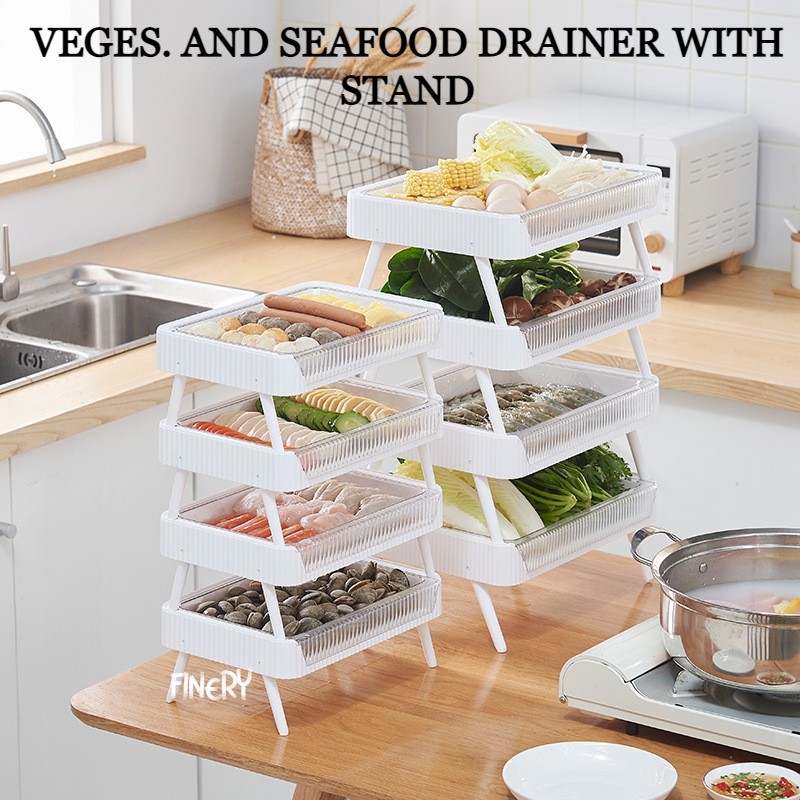 Christmas Gift Ideas Food Storage with Removable Drain Plate for ...