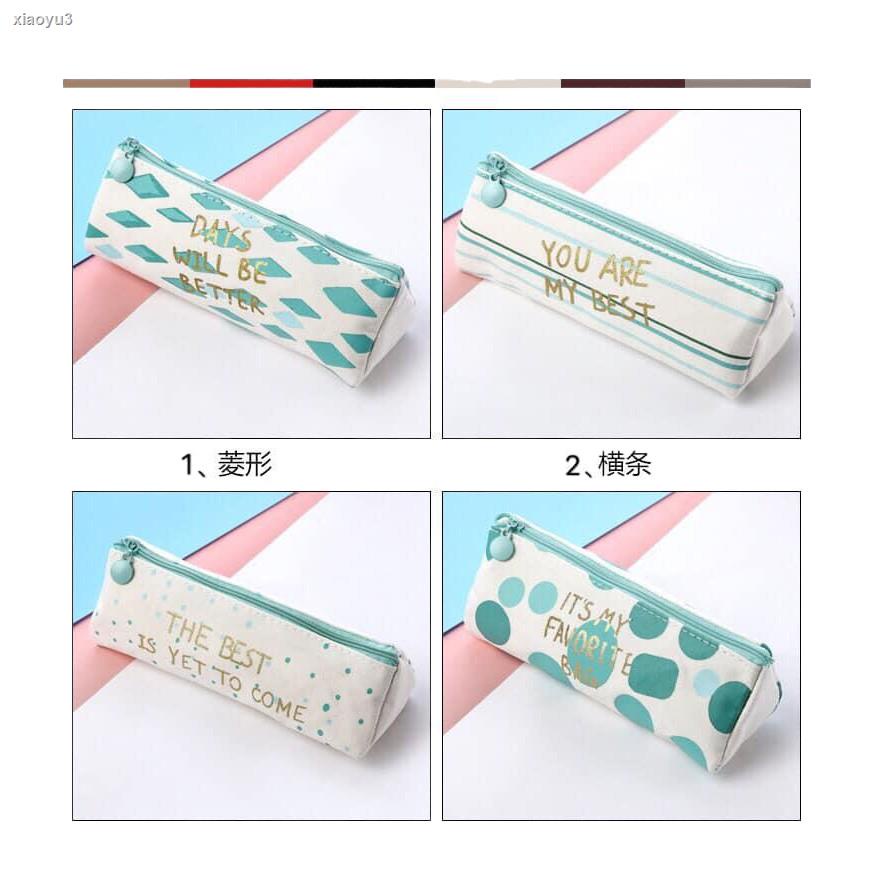 Philippines no.1 Mint Green Pen Holder Organizer Canvas Pencil Pouch