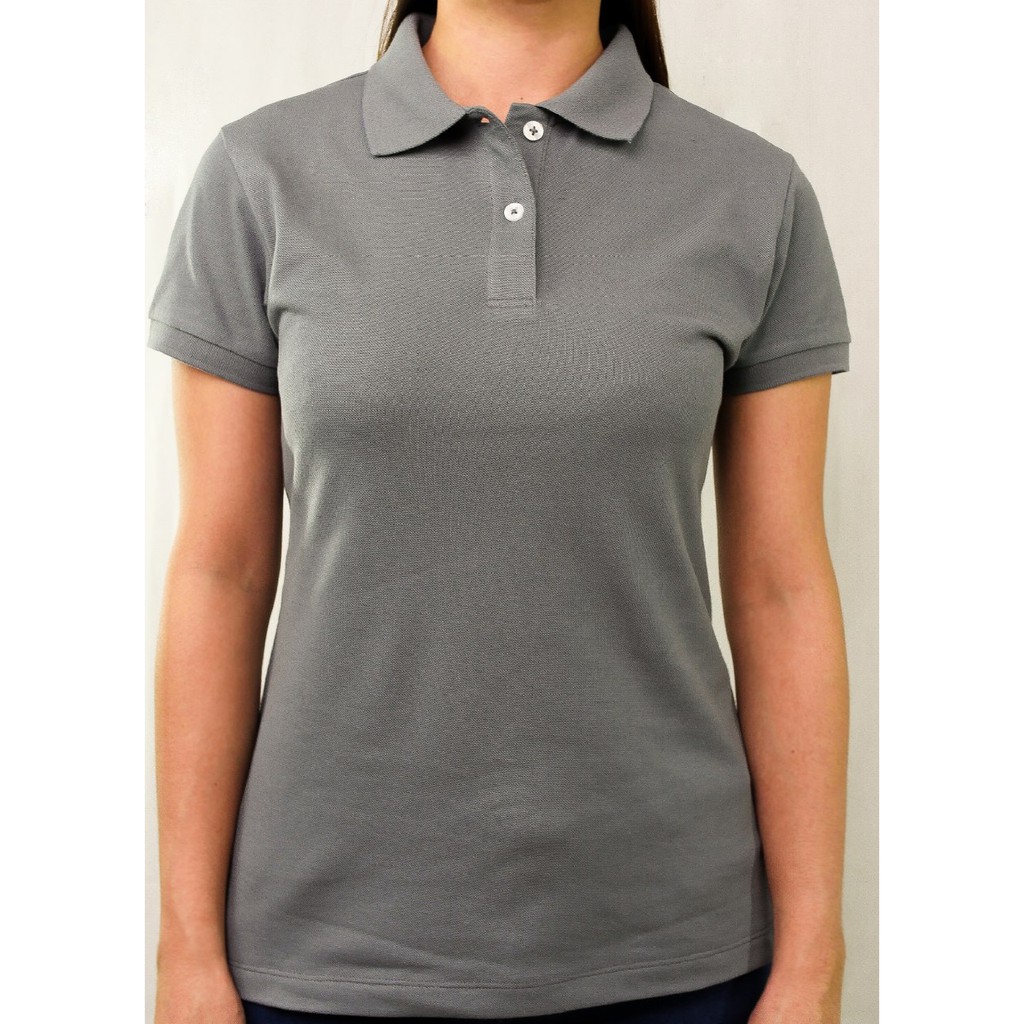 Gray polo shirt outlet girl