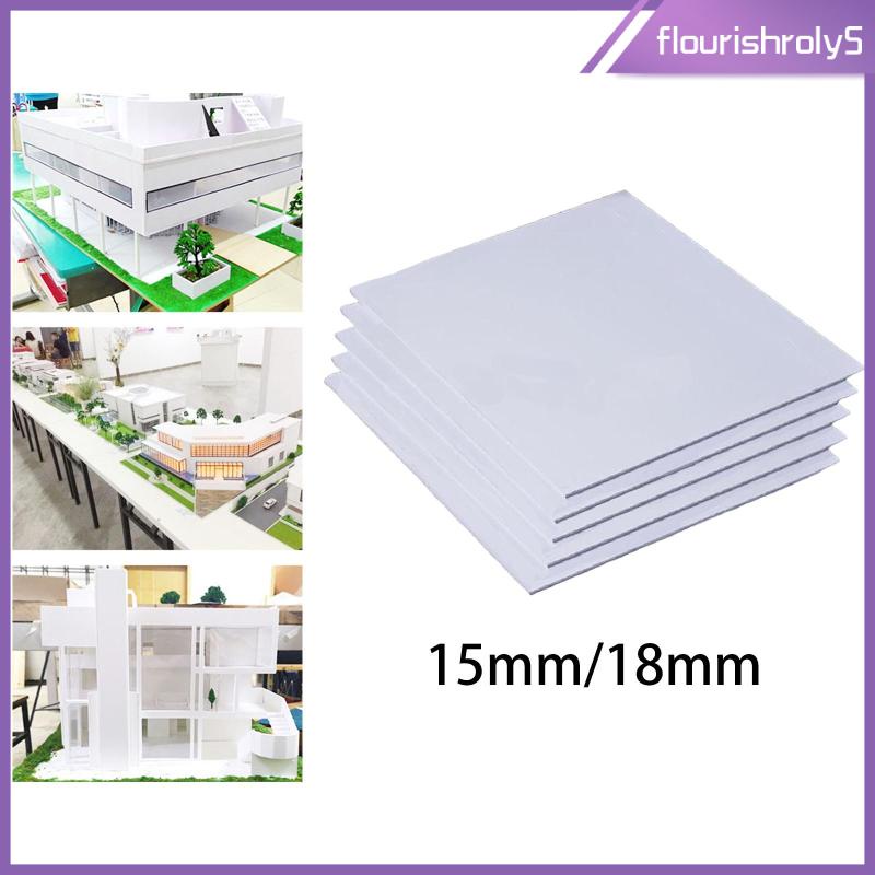 [Flourishroly5] 5x Board Foam Sheets DIY Landscape Scenery Building