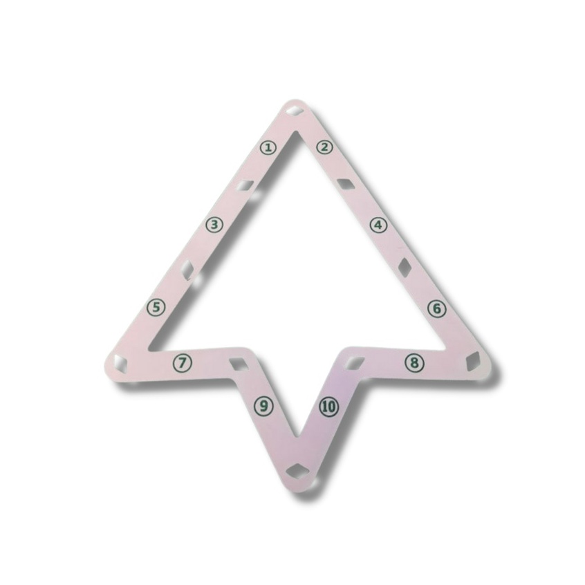 * 1pc. Reusable WHITE Billiards Magic Triangle / Cue Accessories ...