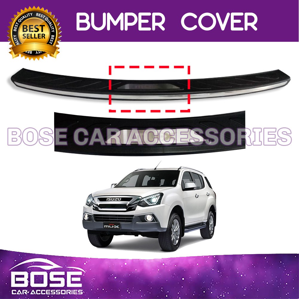Isuzu MUX / MUX 2014 2021 Rear Stepsill Rear Bumper Protector