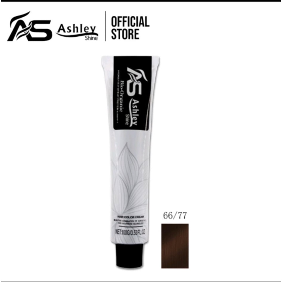 ASHLEY HAIR COLOR ONLY 100ML ( 66/77 BROWN ) | Shopee Philippines