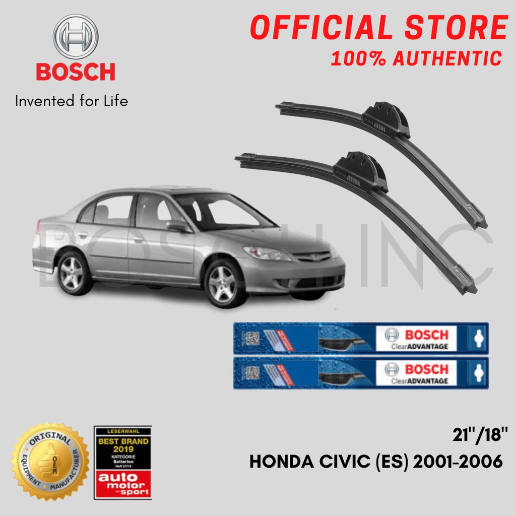 Bosch CLEAR ADVANTAGE Wiper Blade for Honda CIVIC ES 2001 2006